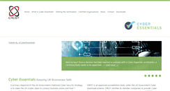 Desktop Screenshot of cyberessentials.org